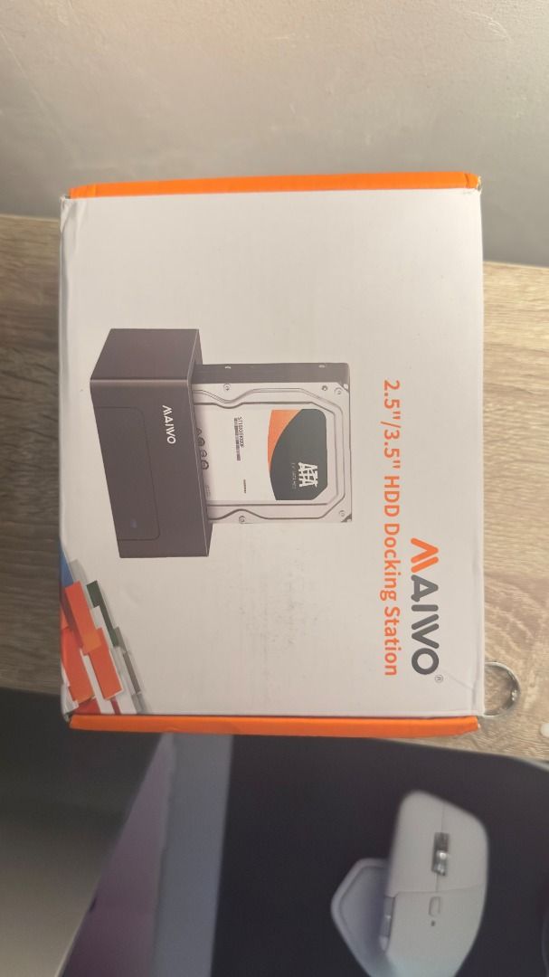 Maiwo 2.5"/3.5" HDD Docking Station (Category: Hard Disks & Thumbdrives) located in Manila. Submitted by lonegamerxgoodfinds (Listing ID 1470581239, Image 3). Description: Please read the description - Hindi na nababasa hard drive both hdd if kaya pa ipaayos kayo na lang. Buy at your own risk RFS: decluttering Maiwo hard drive docking station for 2.5-inch and 3.5-inch drives. Includes power adapter and USB cable. Original box included. Great for 