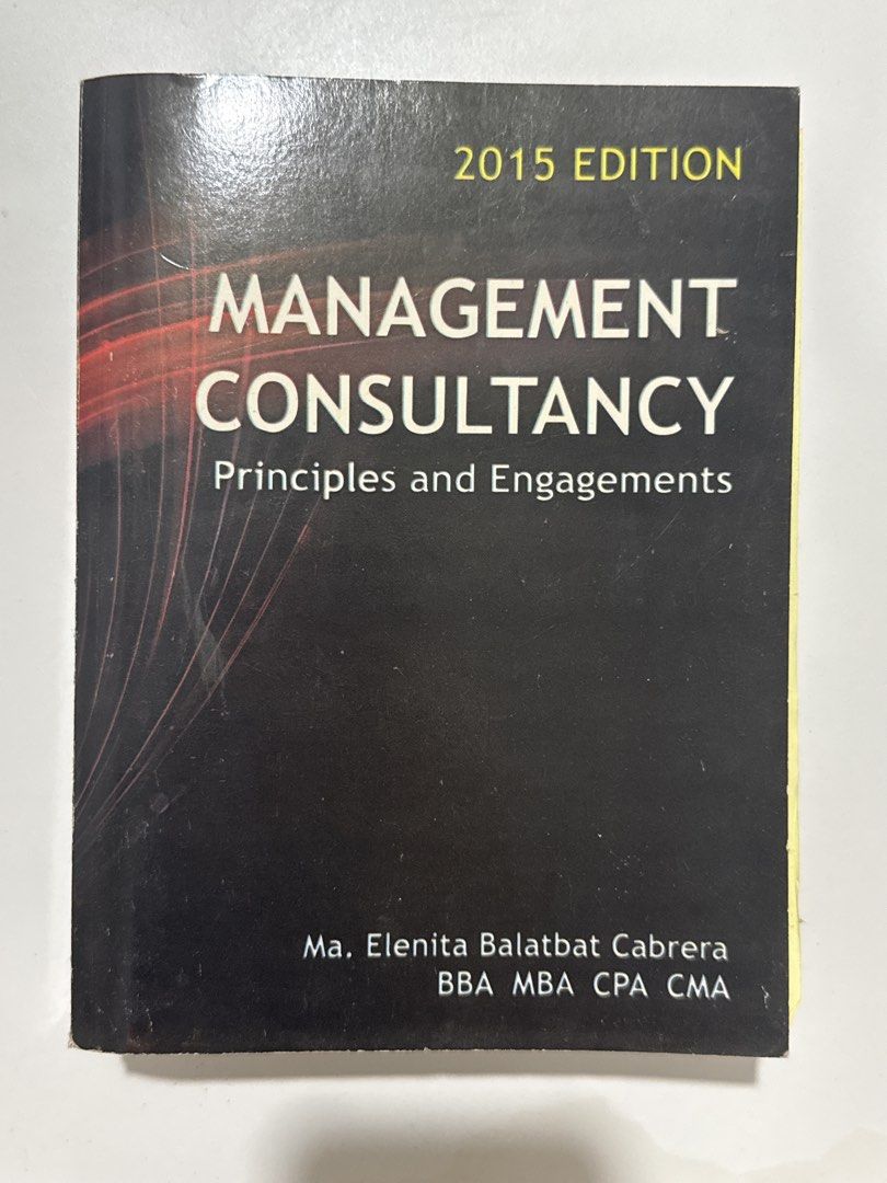 Management Consultancy & Management Accounting Books Cabrera (Category: Textbooks) located in Las Pinas. Submitted by bobbbbbbie (Listing ID 1470710953, Image 1). Description: Two accounting and business textbooks by Ma. Elenita Balatbat Cabrera and Gilbert Anthony B. Cabrera. Management Consultancy 2015 edition and Management Accounting Concepts and Applications 2017 edition. Helpful references for accountancy students, board exam reviewees, and