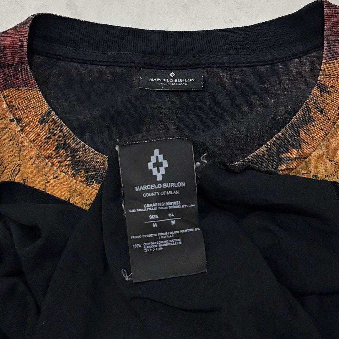 Marcelo burlon wing shirt (Category: Luxury Apparel) located in Cebu City. Submitted by florianmiral28 (Listing ID 1470588227, Image 3). Description: Marcelo burlon wing shirt Excellent condition Medium W 22 L 31.