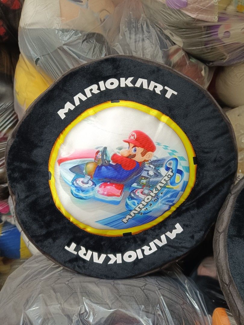 Mario Kart Pillows (Category: Bedding & Towels) located in San Jose del Monte. Submitted by veenafinds (Listing ID 1470672810, Image 1). Description: Mario Kart Pillow 480 each 4pcs available.