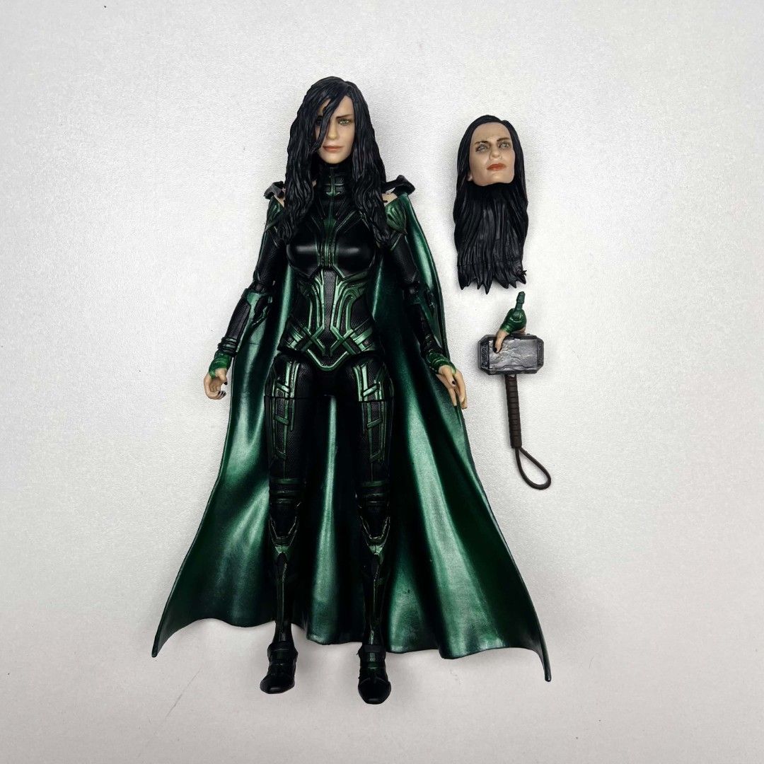 MARVEL LEGENDS "HELA" (Category: Figurines & Statues) located in Marikina City. Submitted by fasthorse.94b10b (Listing ID 1470720767, Image 1). Description: - Authentic Hasbro Marvel Legends - Hela From 2 pack - Loose but Good Condition Overall & No Issue, also Figures Looks Clean - As is, Missing Horned Crown Head & Fire Effect.