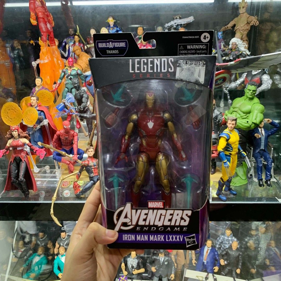 MARVEL LEGENDS "IRON MAN" (Category: Figurines & Statues) located in Marikina City. Submitted by fasthorse.94b10b (Listing ID 1470719953, Image 2). Description: - Authentic Hasbro Marvel Legends - Box in Box - Complete blast effect & Alt hands.