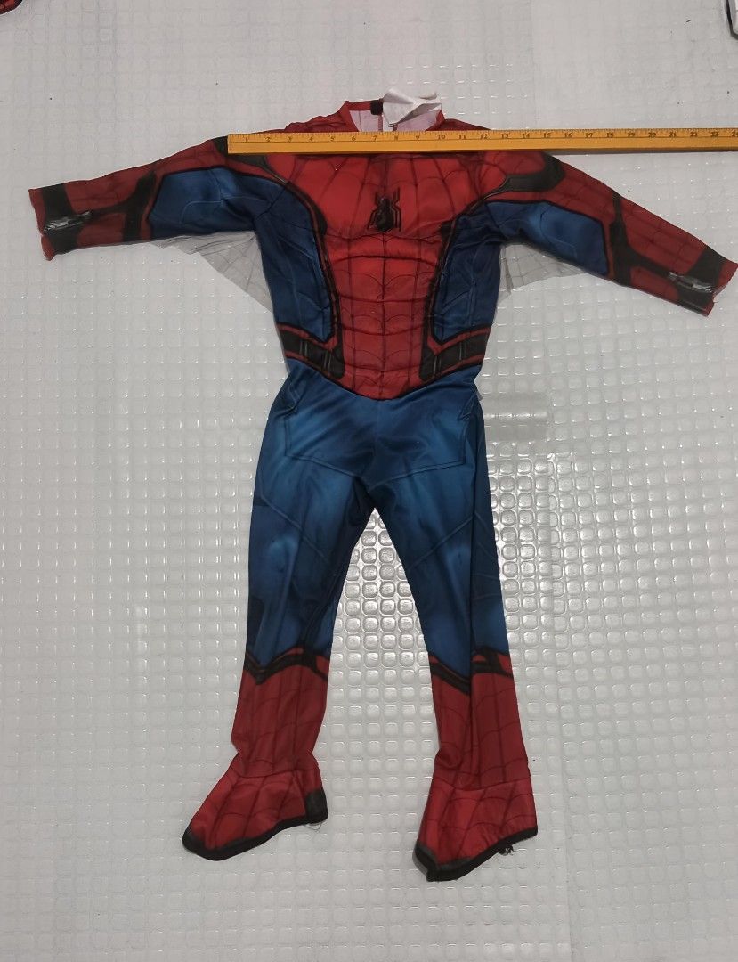 Marvel Spiderman Costume for 3 years old (Category: Babies & Kids Fashion) located in Marikina City. Submitted by frios_mancave (Listing ID 1470678542, Image 3). Description: Good for Halloween Costume Good for Costume Party.