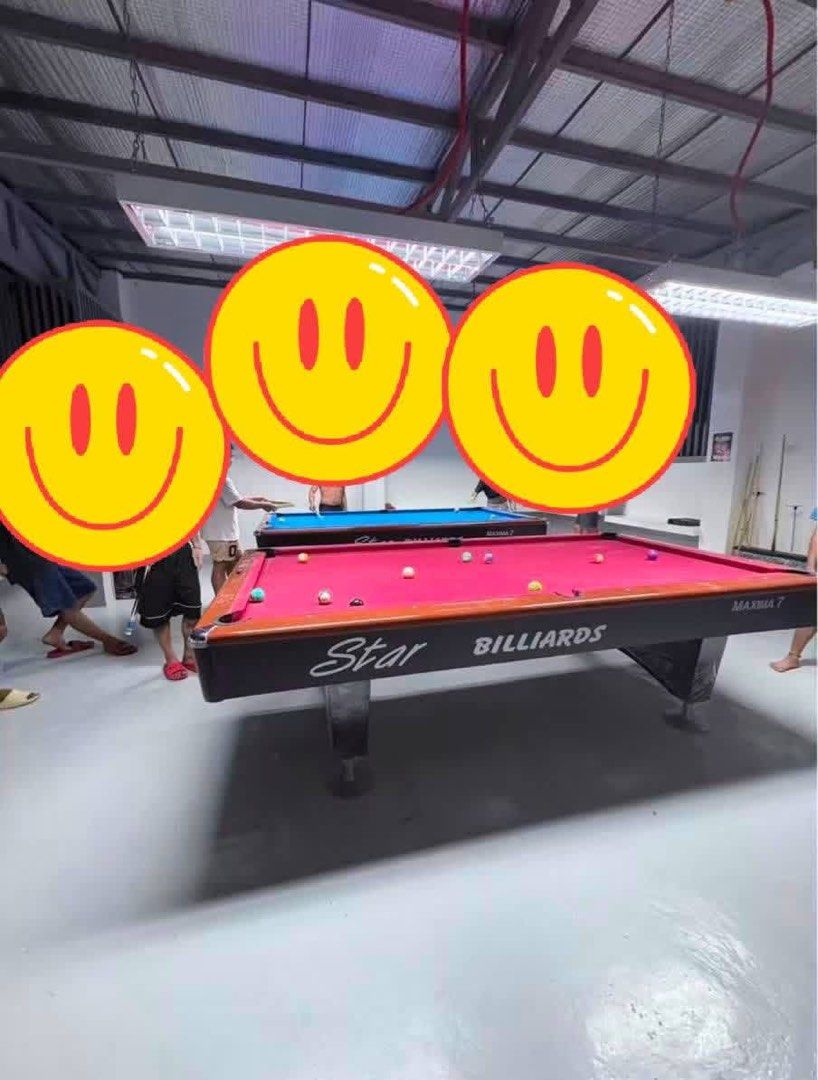 Maxima 7 copy (Category: Billiards and Bowling) located in Quezon City. Submitted by reiii_8 (Listing ID 1470584208, Image 3). Description: Two billiard table all in.
