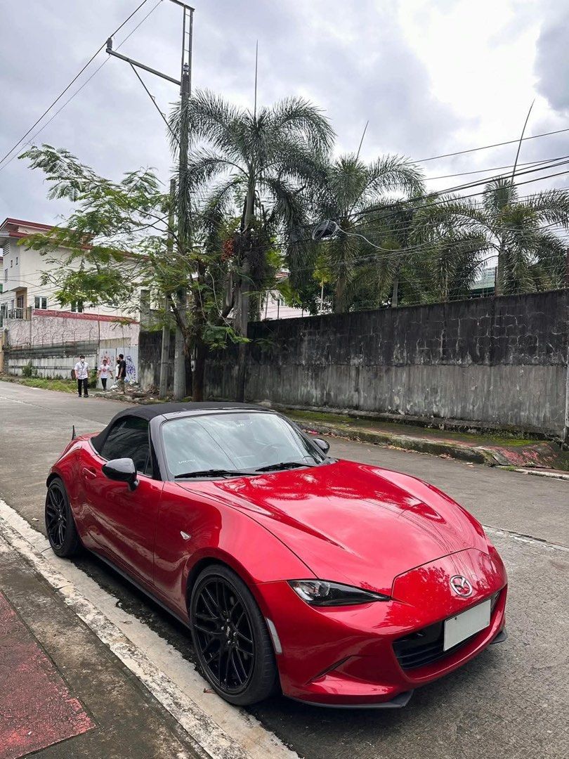 Mazda Miata MX-5 Soft Top Manual (Category: Used Cars) located in Manila. Submitted by quality_cars (Listing ID 1470624087, Image 2). Description: 🏁 FOR SALE | 2016 MAZDA MIATA MX-5 SOFT TOP 🏁 💰 Asking Price: ₱1,428,000 (negotiable upon viewing) 📍 Viewing Location: Quezon City For those looking for a clean, fun-to-drive roadster with the right setup. 🔥 • 2016 Mazda Miata MX-5 Soft Top • 6-Speed Manual Transmission • 25K+ ODO • Original BBS 1