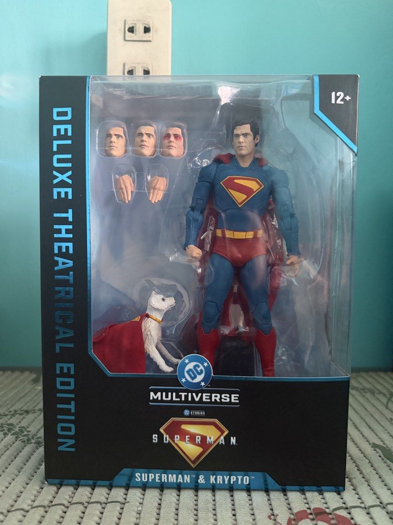 McFarlane DC Multiverse Superman & Krypto Deluxe Theatrical Edition (Category: Figurines & Statues) located in Cavite. Submitted by czymondegu04016 (Listing ID 1470687741, Image 1). Description: - BIB.