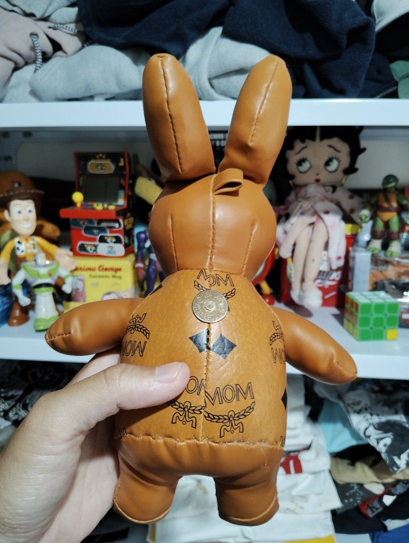 MCM Rabbit Doll in Cognac Visetos Canvas, (Category: Character Goods) located in Gapan. Submitted by momsbasement (Listing ID 1470613952, Image 2). Description: MCM Rabbit Doll in Cognac Visetos Canvas,.