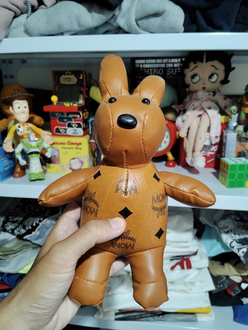 MCM Rabbit Doll in Cognac Visetos Canvas, (Category: Character Goods) located in Gapan. Submitted by momsbasement (Listing ID 1470613952, Image 1). Description: MCM Rabbit Doll in Cognac Visetos Canvas,.