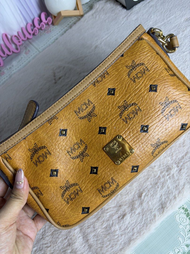 MCM SLING BAG (Category: Shoulder Bags) located in Manila. Submitted by at_realty (Listing ID 1470638450, Image 2). Description: Conditon 9/10.