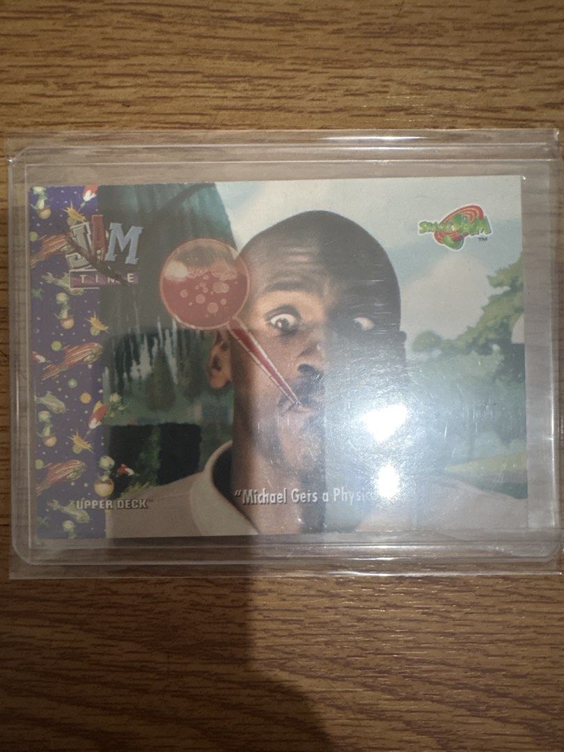 Michael Jordan 1 (Category: Raw Singles) located in Makati City. Submitted by henry.g1 (Listing ID 1470560857, Image 1). Description: Near mint Upper Deck Michael Jordan Space Jam #1.