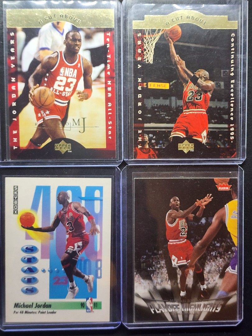 Michael Jordan CA10, PH4, 36, 307 (Category: Raw Singles) located in Manila. Submitted by kg613 (Listing ID 1470582139, Image 1). Description: MJ 400 each 350 Lot.