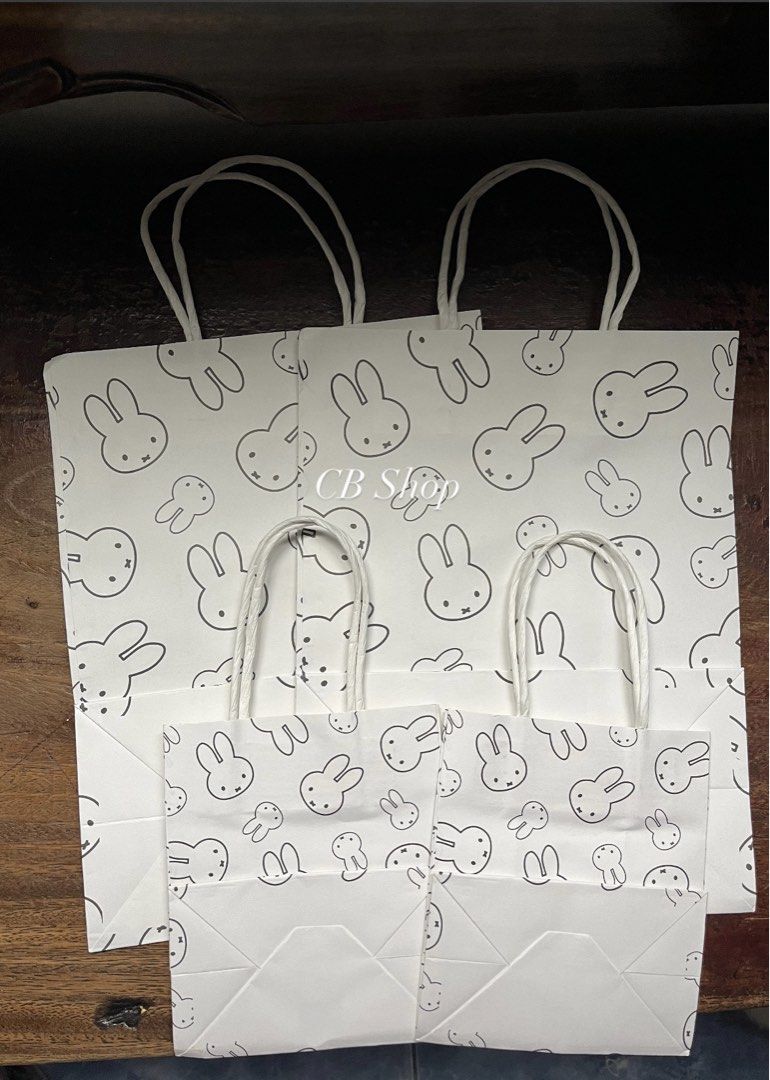 miffy paper bag (Category: Tote Bags) located in Manila. Submitted by bautistaclarice (Listing ID 1470580226, Image 1). Description: big ₱70 small ₱40.