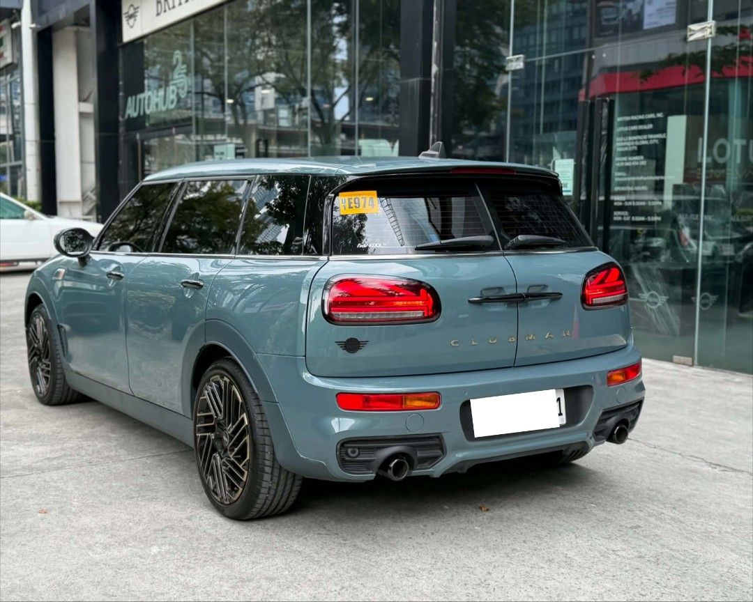 MINI Cooper S Clubman Untold Edition Auto (Category: Used Cars) located in Bulacan. Submitted by escalonakcn (Listing ID 1470581086, Image 2). Description: 2024 Mini Cooper S Clubman Untold Edition 2.0- liter 4 cylinder MINI TwinPower Turbo engine ✅️Special & Limited Edition (ultra exclusive release limited to just 6 units in the Philippines) ✅️Considered future collector's item Sage green metallic body paint finish Sports seat upholstered MINI Y