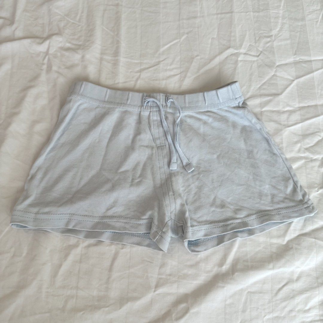 Minizone Baby Shorts Bundle 6-12 Months (Category: Babies & Kids Fashion) located in Marikina City. Submitted by lovegoeson (Listing ID 1470693266, Image 3). Description: - Brand: Minizone - Bundle of 2 pairs: Light blue and sage green - Material: 100% soft and breathable cotton - Size: 73/47 (fits 6 to 12 months) my baby wore this until he’s 2yrs old - Features: Elastic waistband with cute decorative drawstring - Condition: Clean, excellent pre-