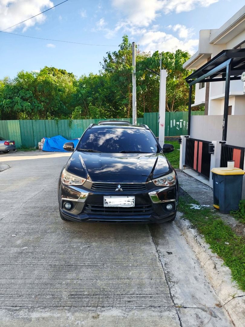 Mitsubishi ASX 2.0 CVT (A) (Category: Used Cars) located in Makati City. Submitted by eliiesgr14 (Listing ID 1470697892, Image 1). Description: FOR SALE 2017 Mitsubishi ASX GSR w/sunroof 76,000 KM Odometer Automatic Transmission Sporty and Stylish SUV Comfortable Interior Spacious Cabin Great for City Driving and Long Trips Complete Papers Bagong palit CVTF, radiator and radiator coolant Bagong palit lahat ng pang ilalim ₱400,000 — Negotiable upo