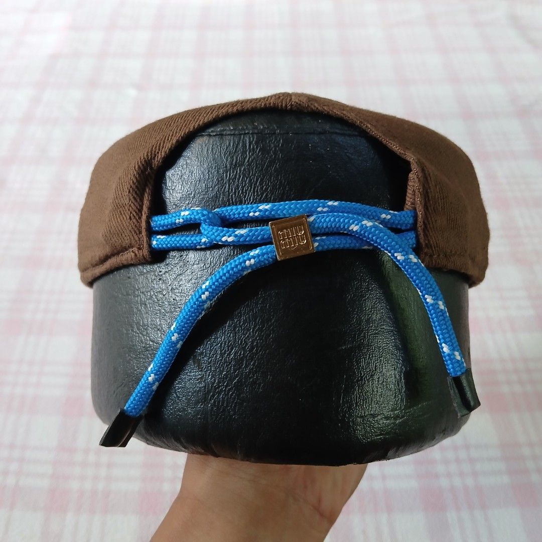 MiuMiu Logo Cotton/Denim Baseball Cap (Category: Caps & Hats) located in Mangaldan. Submitted by used2.wear (Listing ID 1470667129, Image 2). Description: Excellent To As New Condition No Issue Size OSFM Kindly Check All Posted Pictures.