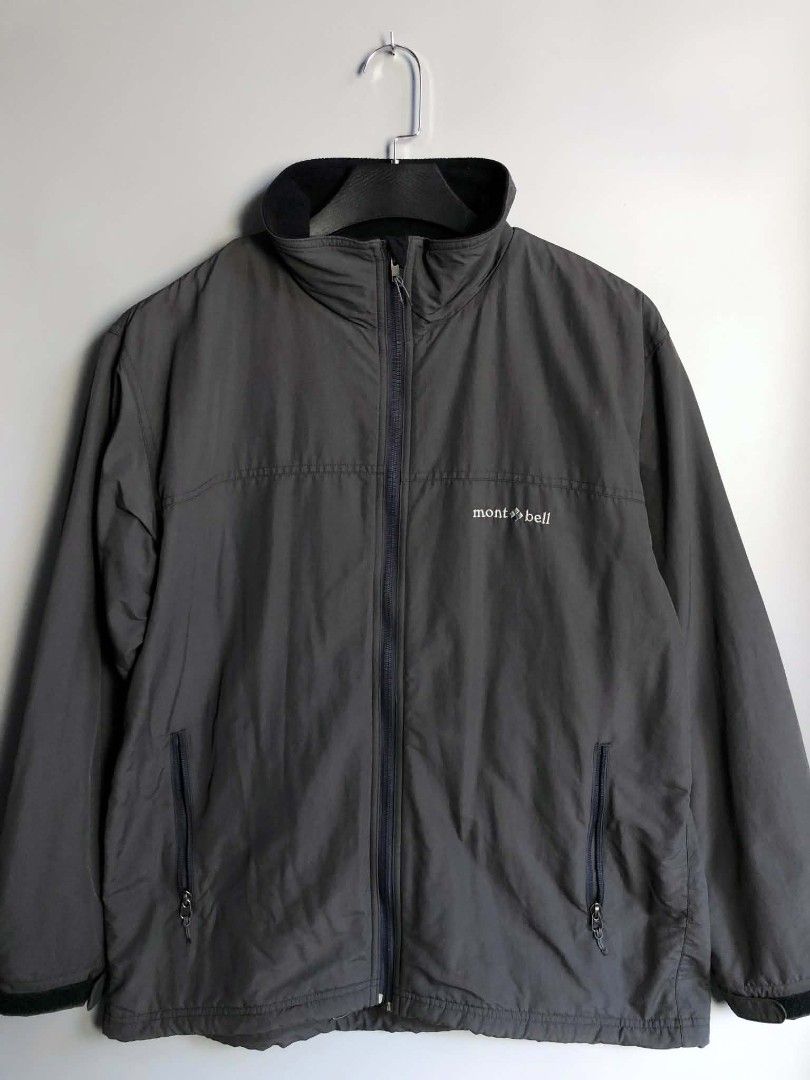 Montbell Climaplus™ Fleece-Lined Windproof Jacket (Category: Coats, Jackets and Outerwear) located in Manila. Submitted by silentwolf_3303a7 (Listing ID 1470558702, Image 1). Description: * Color: Olive / Charcoal Grey * Size: Japan L / US M (29" Length x 25" Width) * Condition: 10/10 (Good as new / Pristine condition / No Flaws).
