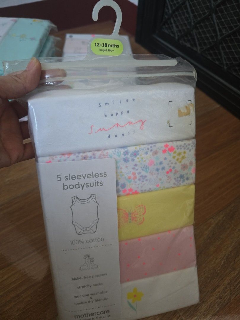 Mothercare bodysuit (Category: Babies & Kids Fashion) located in Manila. Submitted by therealbargain (Listing ID 1470608732, Image 1). Description: BRANDNEW BUT SOME YELLOW STAIN NO RETURN NO REFUND.