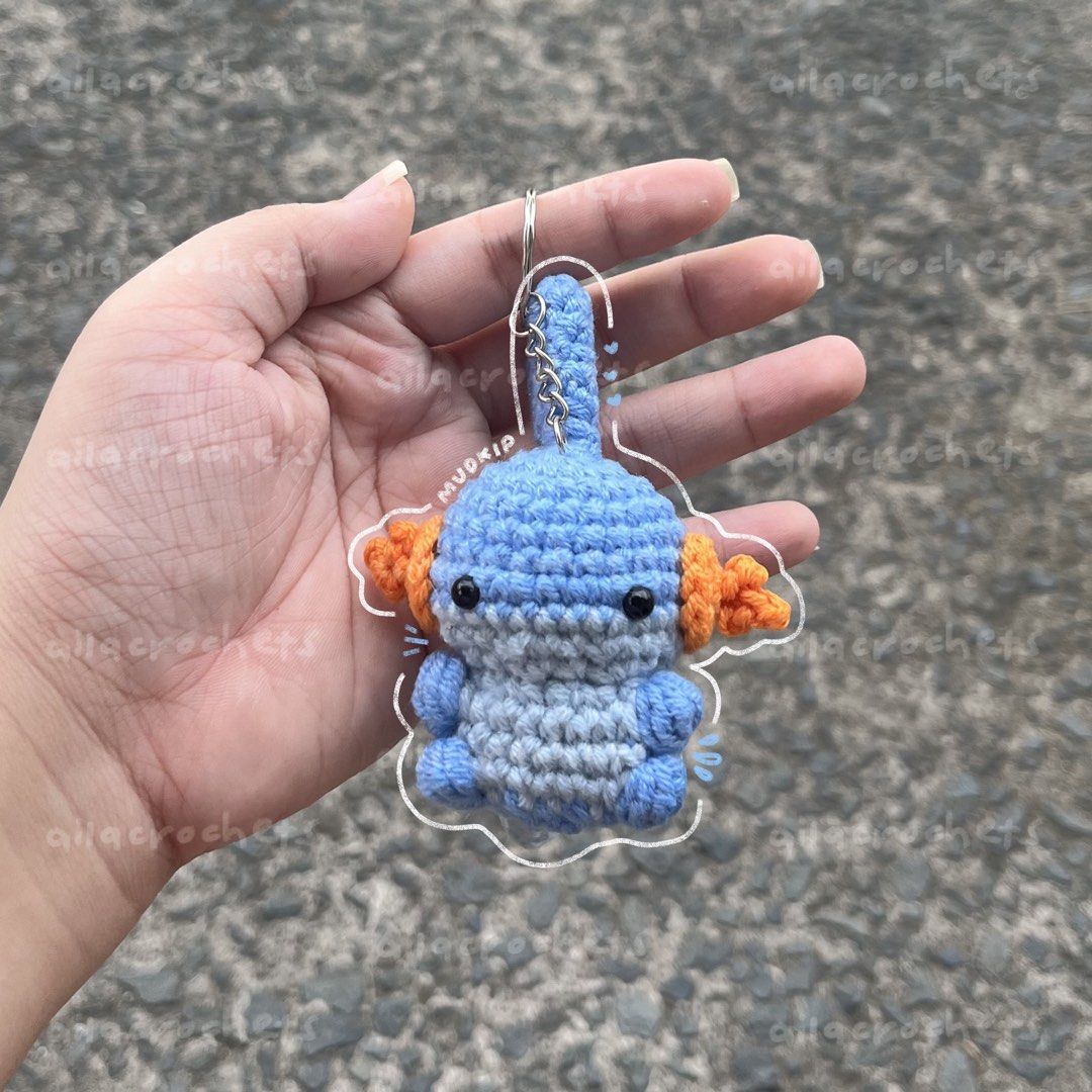 [MTO] Pokemon - Gen 3 Starters (Mudkip, Torchic, Treecko) crochet keychains (Category: Handmade Craft) located in Pasig City. Submitted by ailacrochets (Listing ID 1470596825, Image 2). Description: – milk cotton – open for bulk – ₱200 ea, ₱550 set – gen 1-10 starters available mop: gcash/bank transfer mod: j&t, ggx, sdd 📍 pasig.