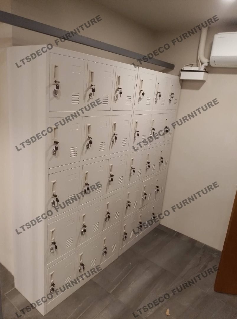 Multi-tier steek metal locker cabinet (Category: Office Furniture & Fixtures) located in Quezon City. Submitted by trisha430 (Listing ID 1470597261, Image 3). Description: LTSDECO Home and Office Furniture Trading MANUFACTURER • FABRICATOR • SUPPLIER Looking for office furniture, modular partitions, workstations, or customized furniture? We can help! LTSDECO Home and Office Furniture Trading is trusted manufacturer, fabricator, and supplier of qu