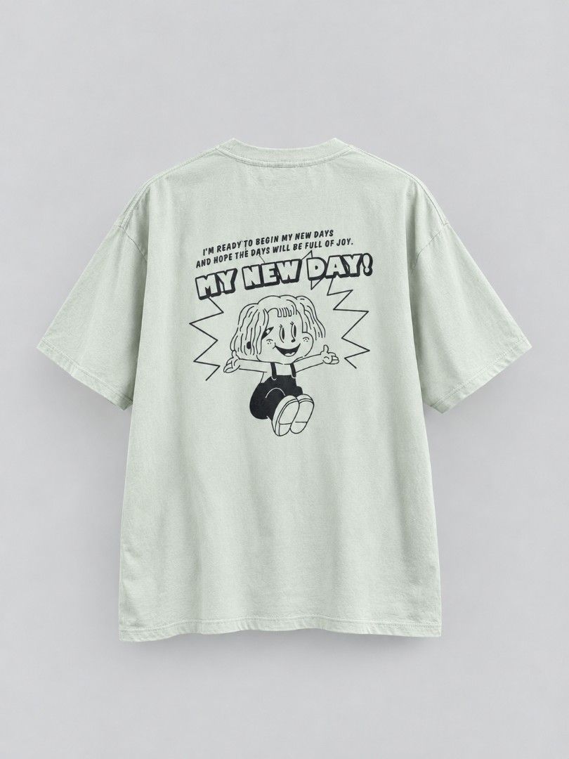 My Call My New Day Light Green Tee (Category: Tshirts & Polo Shirts ) located in Lapu Lapu. Submitted by rebuild.arkives (Listing ID 1470616683, Image 1). Description: ‎My Call My New Day Light Green Tee ‎ ‎📏 Size Guide (Inches): ‎Length: 29 ‎Width: 23 ‎ ‎Color: 10/10 ‎Condition: 10/10 ‎Issue: None ‎ ‎📝 Heads up: ‎• This is a thrift item so please manage your expectations. ‎• Color may slightly differ due to lighting. ‎• Washed and ready to wea