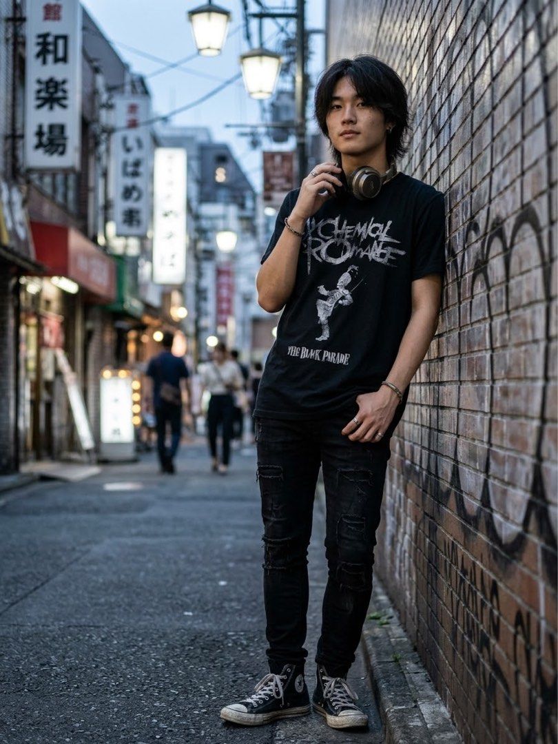 My chemical romance shirt (Category: Activewear) located in Manila. Submitted by brightcloud_25 (Listing ID 1470606291, Image 2). Description: My Chemical Romance (Official Merch) (The Black Parade)shirt (Style)Distress colar and hems Size small 18 x 27 Good as new 650 + sf.