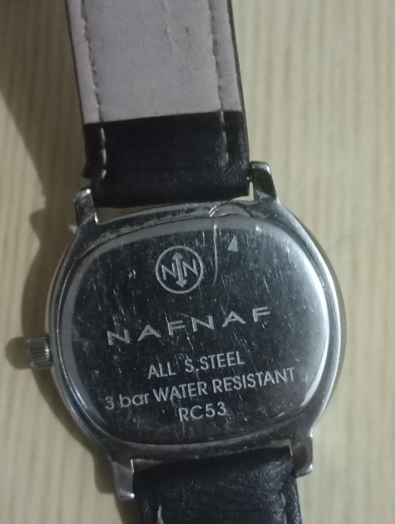 Naf naf (Category: Women's Watches) located in Las Pinas. Submitted by quick_deals_great_finds2 (Listing ID 1470678312, Image 3). Description: Original good working condition Quartz multifunction with battery Working chrono dials.