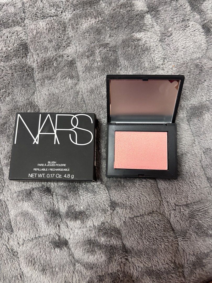 NARS Blush in Orgasm (Category: Makeup) located in Cavite. Submitted by cassy.closet (Listing ID 1470647351, Image 1). Description: NARS powder blush in the classic Orgasm shade. Standard size, net weight 0.17 oz / 4.8 g. Made in Canada. Can pass as brand new, ini-swatch lang.