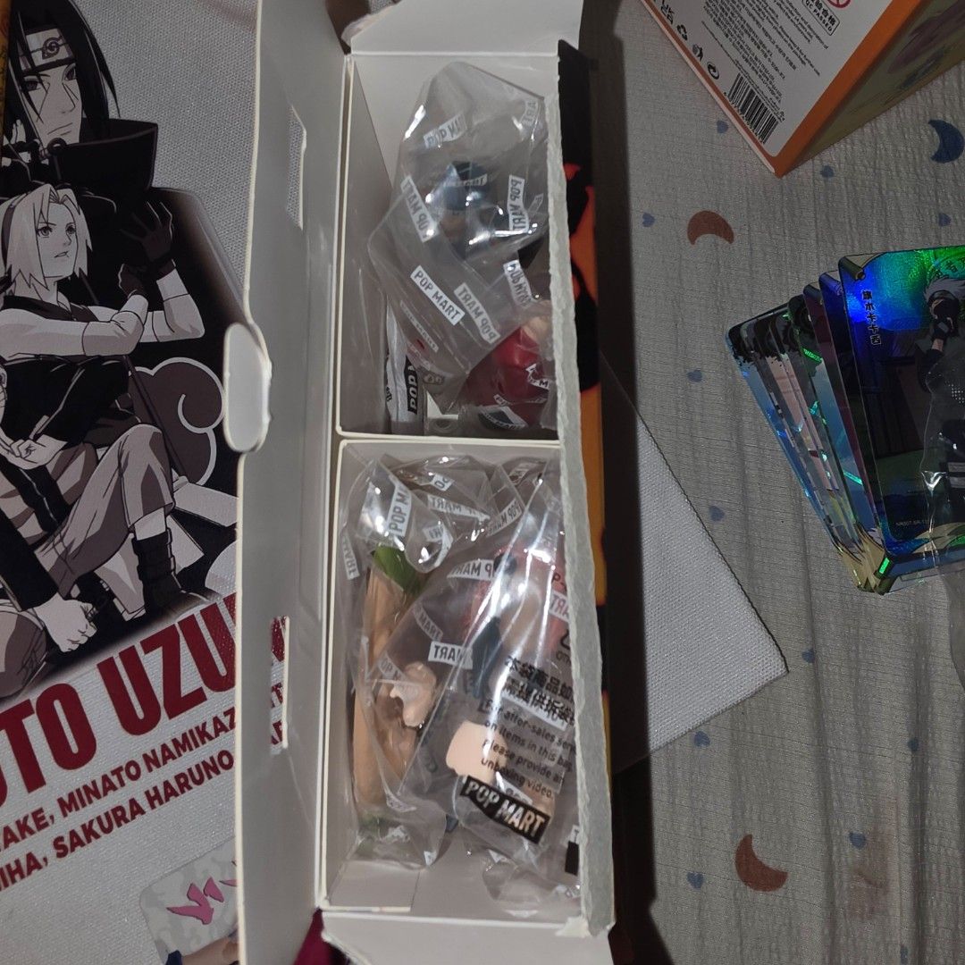 NARUTO CHUNIN EXAMS POPMART BLIND BOX - Sakura Haruno (OPENED) (Category: Designer & Blind Box Toys) located in Manila. Submitted by mivient (Listing ID 1470621767, Image 2). Description: can do meet up around sampaloc manila or general trias cavite !OPENED BOX! but the seal for the plastic parts isnt open (see 2nd photo) RFS: Duplicate. open for trading/selling -Sakura Haruno J&T delievery only.