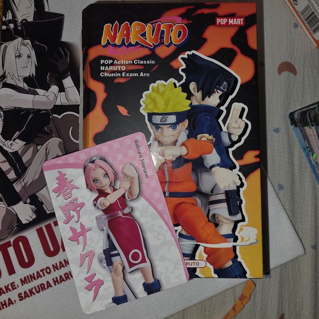 NARUTO CHUNIN EXAMS POPMART BLIND BOX - Sakura Haruno (OPENED) (Category: Designer & Blind Box Toys) located in Manila. Submitted by mivient (Listing ID 1470621767, Image 1). Description: can do meet up around sampaloc manila or general trias cavite !OPENED BOX! but the seal for the plastic parts isnt open (see 2nd photo) RFS: Duplicate. open for trading/selling -Sakura Haruno J&T delievery only.
