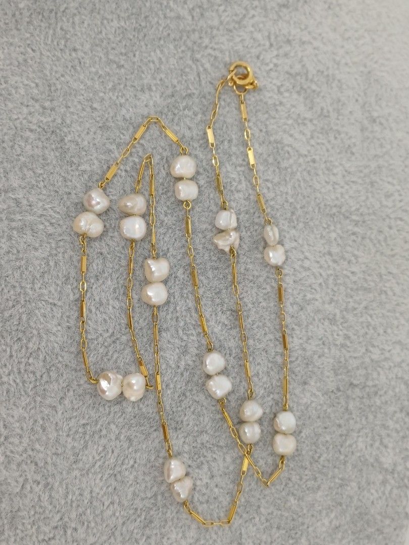 Necklace pearls (Category: Necklaces) located in Makati City. Submitted by divinejewels.ph (Listing ID 1470632888, Image 2). Description: JPS- 12888 NECKLACE 22 FWP 14KYG 5.2GRAMS SIZE 19.5MM.
