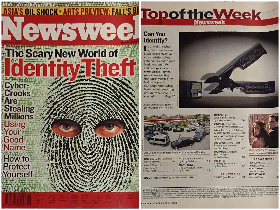 Newsweek Magazine 2005-2006 Issues (Category: Magazines) located in Las Pinas. Submitted by randomstuff.ph (Listing ID 1470586011, Image 2). Description: 2005-2006 Newsweek International magazine bundle PRICE PHP400 = Take all 7 PHP80 = 1pc CONDITION - Well-used TOPICS FEATURED - US Politics - Middle East - Technology - And many more.