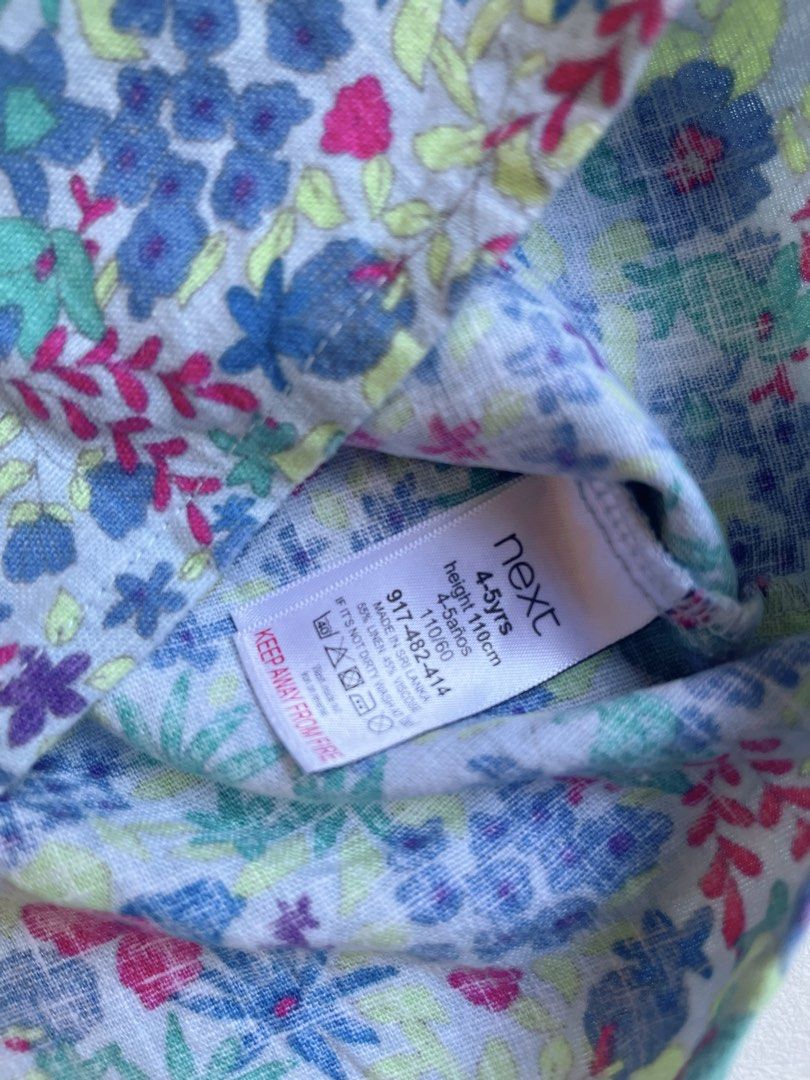 NEXT 🇬🇧 linen summer dress 4-5 Y (Category: Babies & Kids Fashion) located in Bayombong. Submitted by whimsystuff (Listing ID 1470739721, Image 3). Description: .