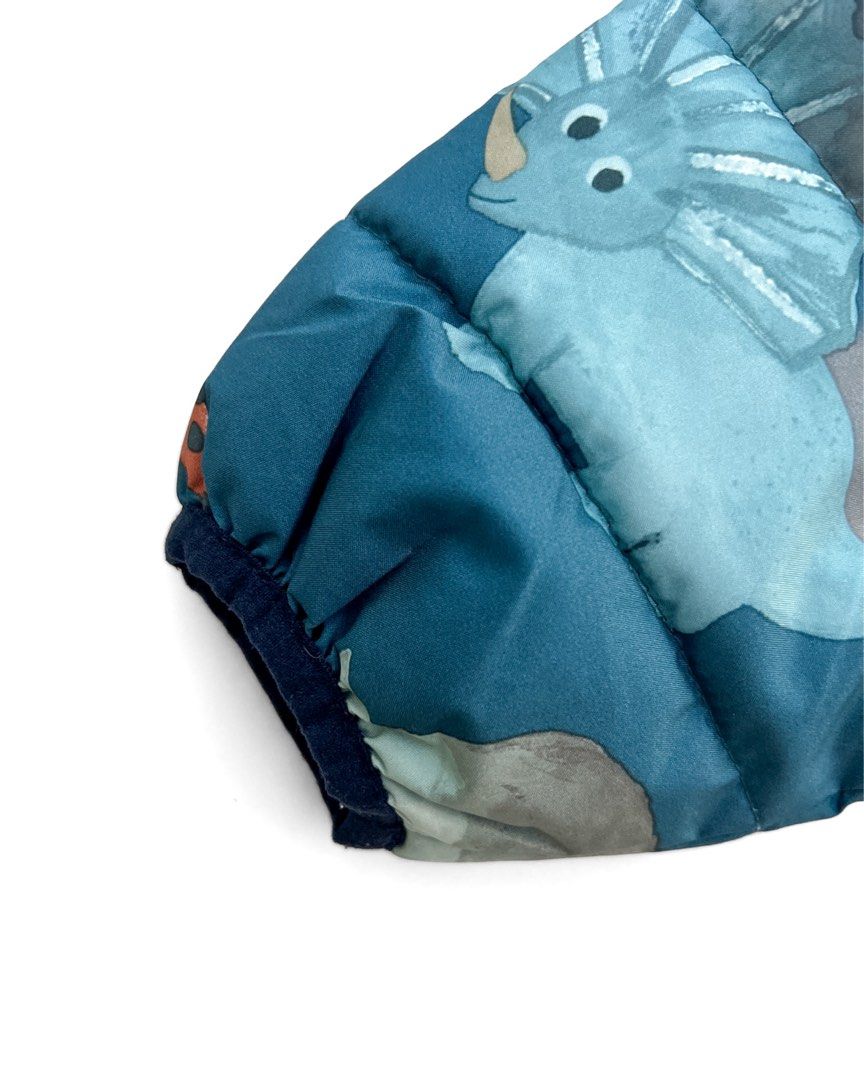 NEXT Dino Puffer Jacket (Category: Babies & Kids Fashion) located in Makati City. Submitted by badethskie (Listing ID 1470587370, Image 3). Description: 12-18 mos on tag NO issue/flaws .