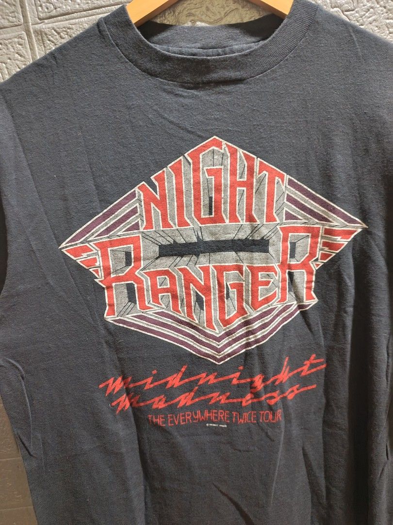 NIGHT RANGER MIDNIGHT MADNESS (Category: Activewear) located in Calabanga. Submitted by just-thrift (Listing ID 1470697879, Image 3). Description: NIGHT RANGER MIDNIGHT MADNESS ‎SINGLE STITCH ‎GOOD CONDITION ‎COLOR RATE: 8.5/10 ‎DIMES:19/21.5 ‎.