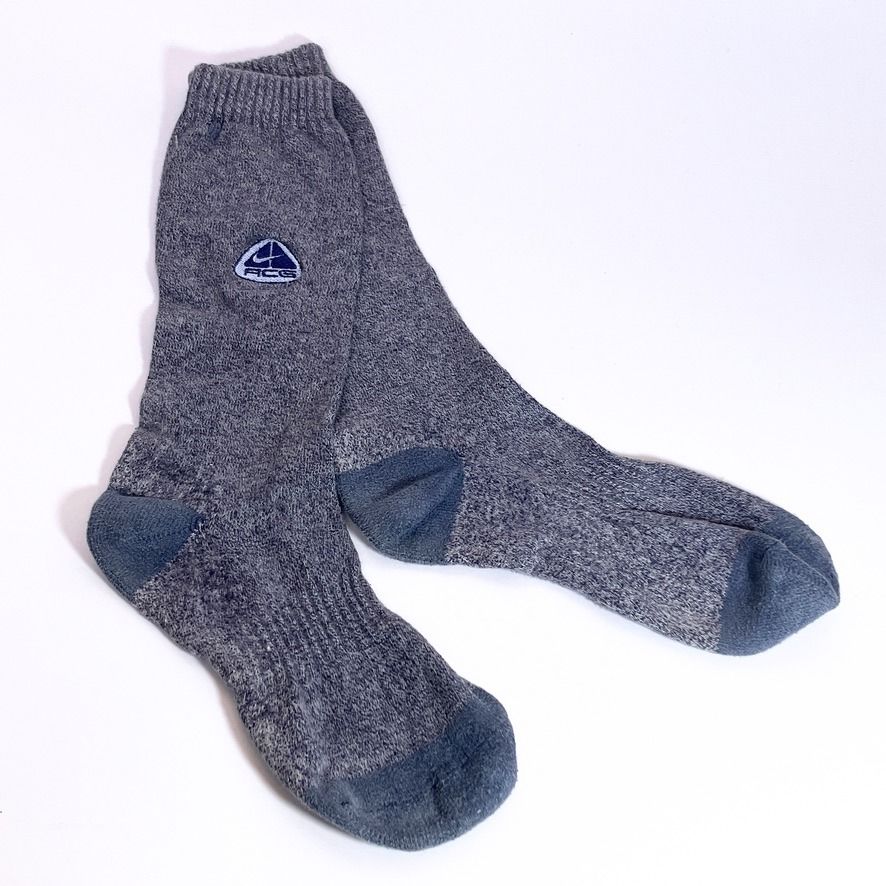 NIKE ACG Socks (Category: Socks) located in Taguig. Submitted by shopharee (Listing ID 1470602797, Image 1). Description: SIZE: 🔸 Free ITEM CONDITIONS: 🔸 Material Quality: 9/10 🔸 Color rating: 9/10 🔸 Appearance: 8.5/10 🔸 Lightly used. 🔸 See photos for more details. 🤝 Slightly negotiable. 👍 Available as long as it is posted. ☝️ Extreme low ballers will automatically get ignored. Please respect our posting. .