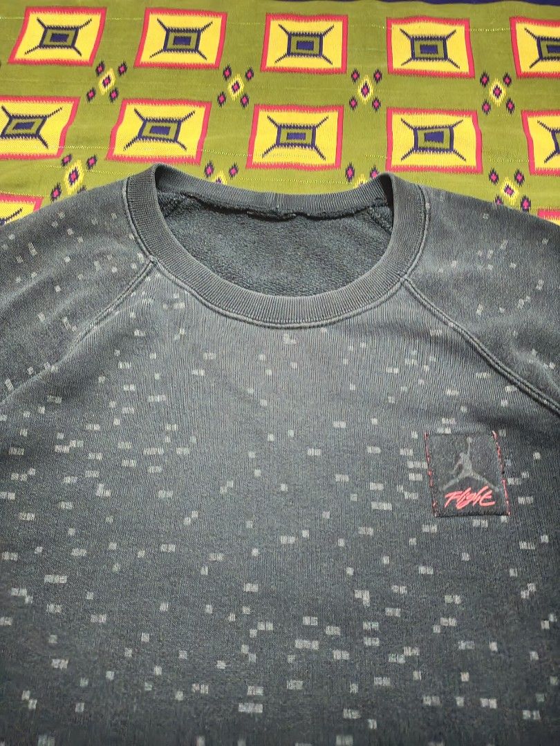 Nike Air Jordan Flight Black Sweatshirt (Category: Coats, Jackets and Outerwear) located in Lapu Lapu. Submitted by rebuild.arkives (Listing ID 1470624982, Image 2). Description: Nike Air Jordan Flight Black Sweatshirt ‎ ‎📏 Size Guide (Inches): ‎Length: 27 ‎Width: 20 ‎ ‎Color: 10/10 ‎Condition: 10/10 ‎Issue: None ‎ ‎📝 Heads up: ‎• This is a thrift item so please manage your expectations. ‎• Color may slightly differ due to lighting. ‎• Washed a