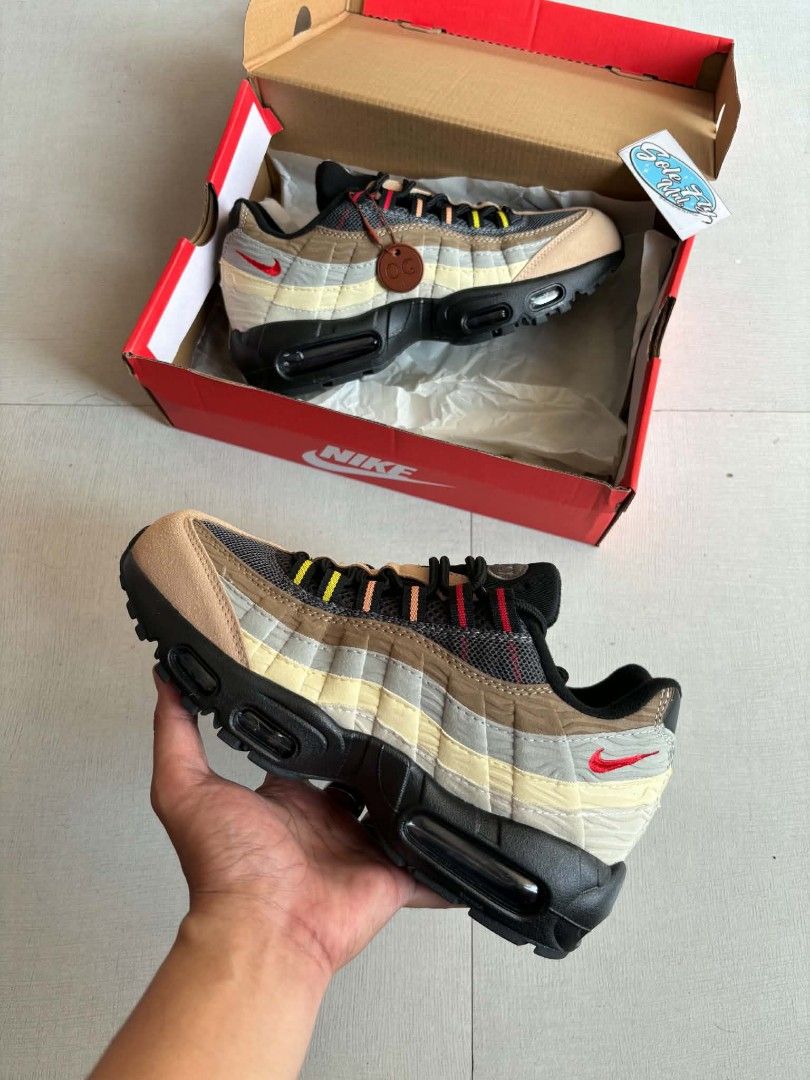 Nike Air Max 95 Animal Pack (Category: Sneakers) located in Manila. Submitted by solefly_mnl.26 (Listing ID 1470629693, Image 3). Description: AIRMAX 95 TOPOGRAPHIC bnew 1999+sf available sz 41 to 45 mens actual pic posted !!! onhand item ready to lalamove or ship msg us for orders 📩 fb page: solefly mnl v2.