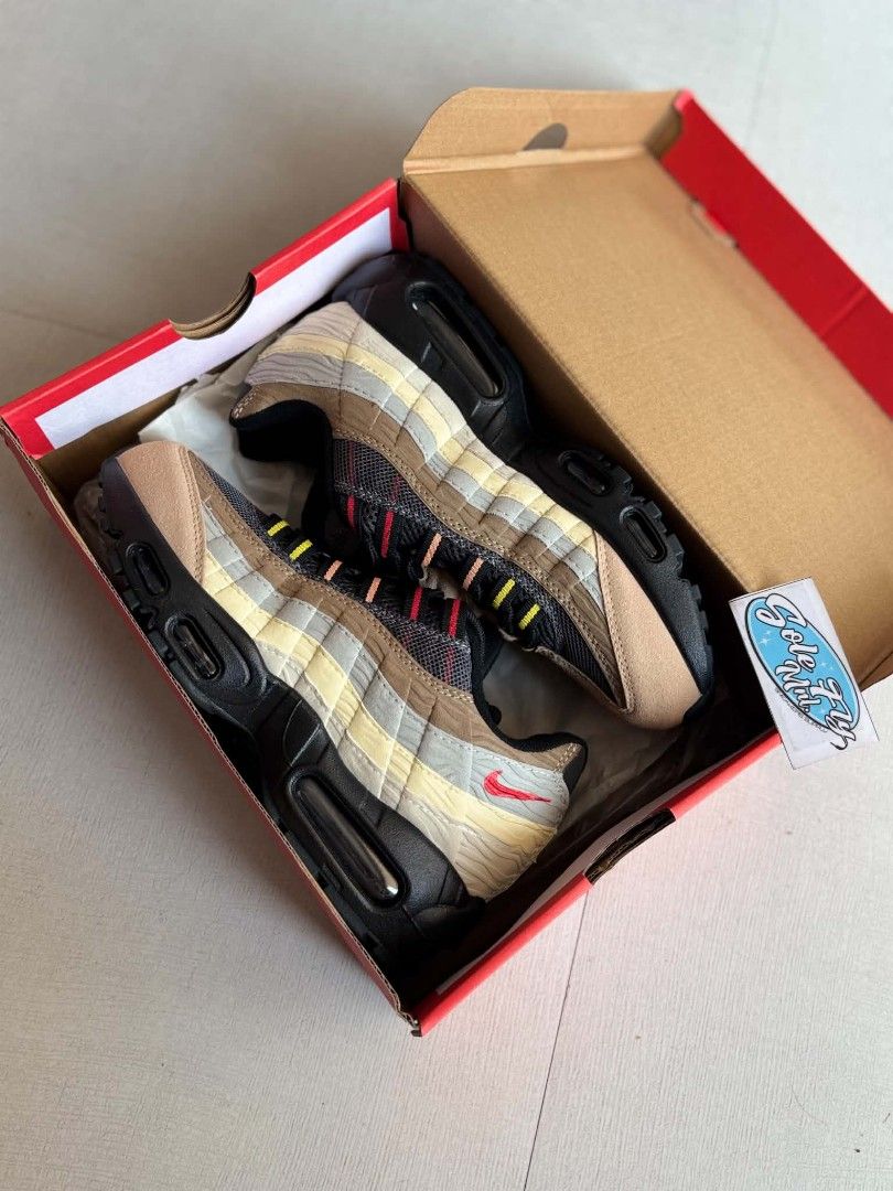 Nike Air Max 95 Animal Pack (Category: Sneakers) located in Manila. Submitted by solefly_mnl.26 (Listing ID 1470629693, Image 1). Description: AIRMAX 95 TOPOGRAPHIC bnew 1999+sf available sz 41 to 45 mens actual pic posted !!! onhand item ready to lalamove or ship msg us for orders 📩 fb page: solefly mnl v2.