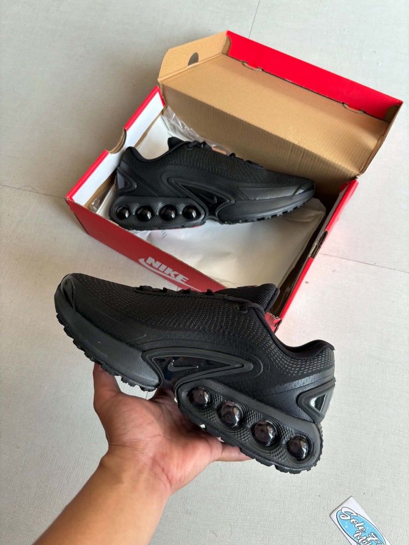 Nike Air Max Dn Triple Black (Category: Sneakers) located in Manila. Submitted by solefly_mnl.26 (Listing ID 1470628556, Image 3). Description: AIRMAX DN TRIPLE BLACK bnew 1999+sf available sz 41 to 45 mens actual pic posted !!! onhand item ready to lalamove or ship msg us for orders 📩 fb page: solefly mnl v2.