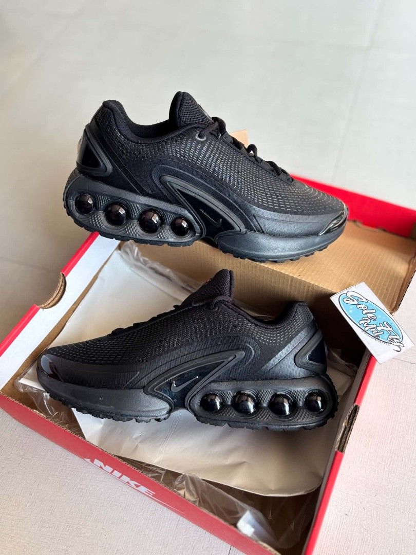 Nike Air Max Dn Triple Black (Category: Sneakers) located in Manila. Submitted by solefly_mnl.26 (Listing ID 1470628556, Image 2). Description: AIRMAX DN TRIPLE BLACK bnew 1999+sf available sz 41 to 45 mens actual pic posted !!! onhand item ready to lalamove or ship msg us for orders 📩 fb page: solefly mnl v2.