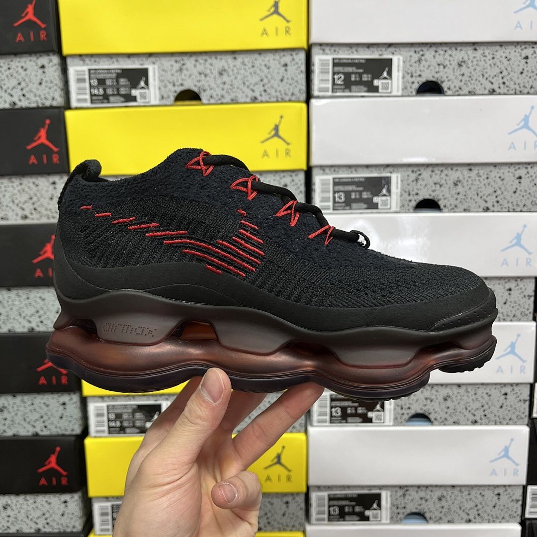 NIKE Air Max Scorpion FK DJ47 4 Black Red, Women's Fashion, Footwear ...