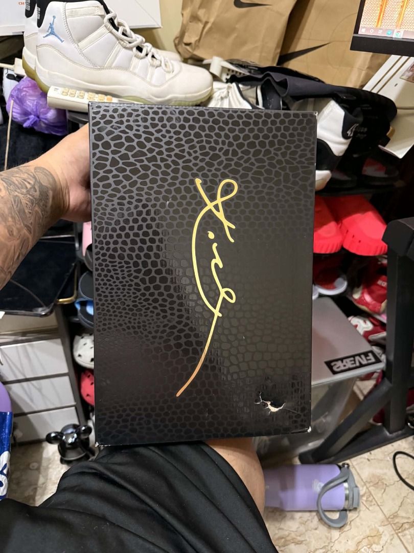 Nike Kobe 5 Protro Coconut Milk (Category: Sneakers) located in Quezon City. Submitted by flipside_thriftshop (Listing ID 1470606045, Image 2). Description: - Brand: Nike Kobe 5 Protro - Colorway: Coconut Milk - Size: US 12 / UK 11 / EUR 46 - Condition: Deadstock, 100% unworn - Inclusions: Complete *DAMAGED BOX*.