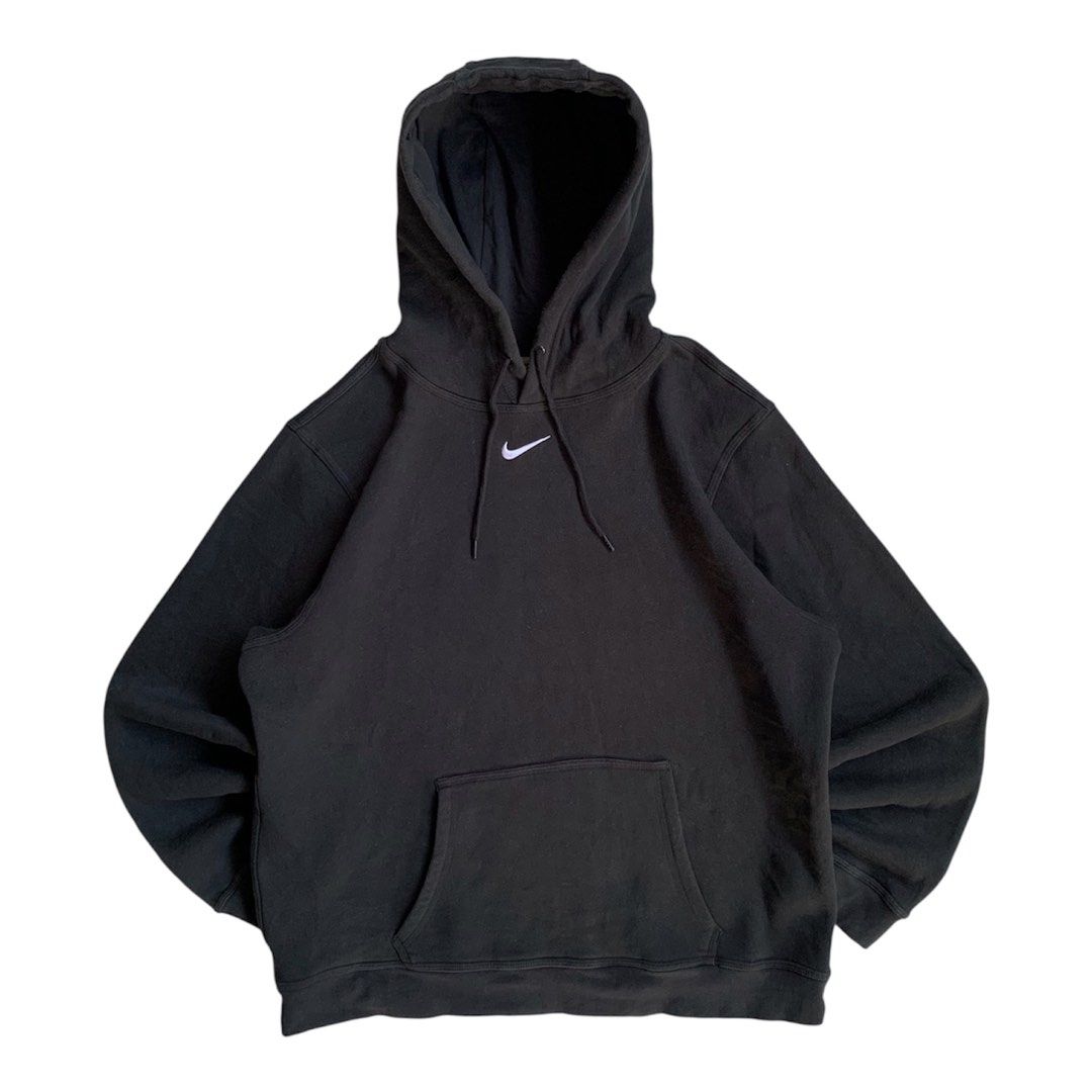 Nike Mid Swoosh Fleece Pullover Hoodie Jacket (Category: Hoodies) located in Sindangan. Submitted by holy_thrift (Listing ID 1470662746, Image 2). Description: - Nike Mid Swoosh Fleece Pullover Hoodie Jacket - width / 24.5 - length / 28 - issue / no major issue ribbings lang sa sleeve 9/10 color rate (color may vary due to lighting) - free shipping.