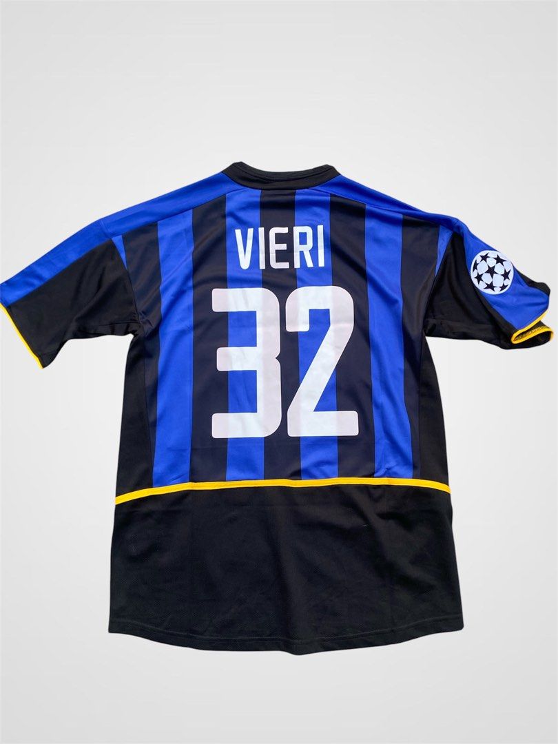 Nike Milan (Category: Tshirts & Polo Shirts ) located in Bauang. Submitted by thriftydetrese (Listing ID 1470668299, Image 2). Description: Nike Inter Milan 2002/2003 Firelli Soccer Jersey Size Large W- 23 L- 28 No issue Excellent Condition .