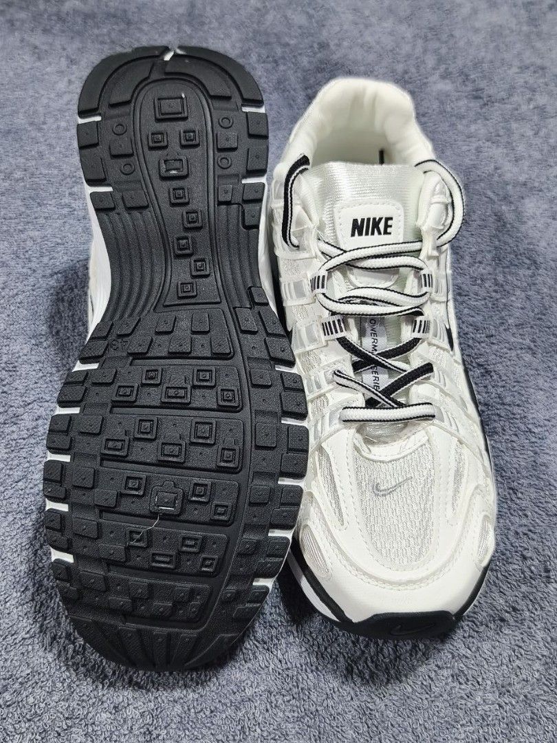 Nike P-6000 White Black Sneakers (Category: Sneakers) located in Manila. Submitted by kikocastro37272 (Listing ID 1470696069, Image 3). Description: - Brand: Nike P-6000 - Colorway: White and Black (Clean and versatile) - Style: Chunky retro runner aesthetic with mesh panels and structured overlays - Details: Features unique striped laces and classic branding on tongue and heel counter - Comfort: Cushioned soles for all-day wear - Condition: Grea