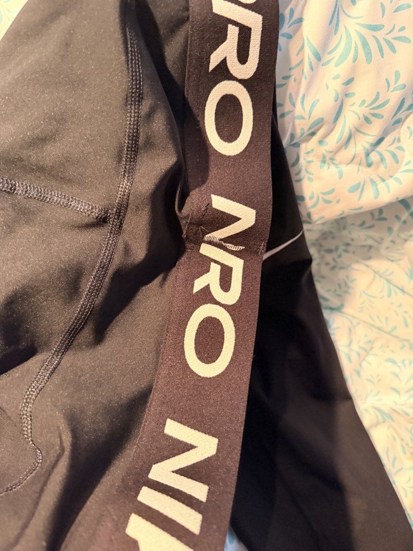 Nike Pro Dri-FIT Black Leggings (Category: Activewear) located in Las Pinas. Submitted by mikokichi (Listing ID 1470593249, Image 3). Description: - Brand: Nike Pro - Style: High-waisted leggings - Size: XXL (90cm waist) - Condition: Brand new with original tags attached 📍Taft Avenue, MNL .