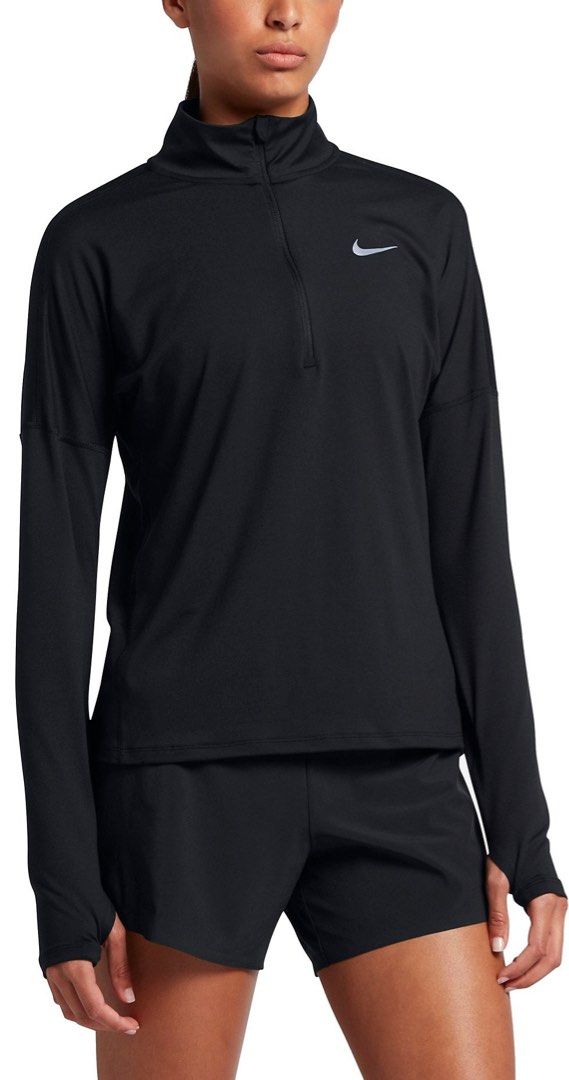 Nike Running Dri-Fit Half Zip Pullover (Category: Longsleeves) located in Solano. Submitted by solothrifting (Listing ID 1470683141, Image 2). Description: Nike Running Dri-Fit Half Zip Pullover Condition: 9.5/10 Size on tag: M Womens Measurements in photos.