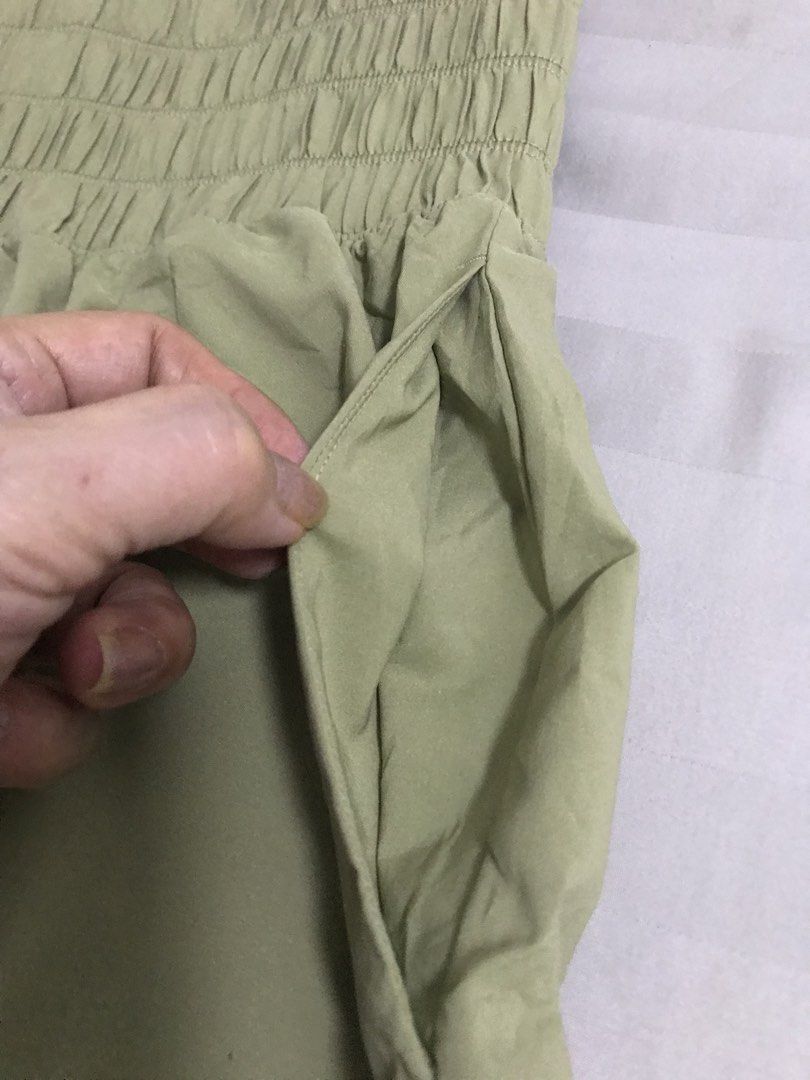 Nike Running Short (Category: Activewear) located in Manila. Submitted by freshlemon58885 (Listing ID 1470565972, Image 3). Description: Med on Tag With Inner Underwear With 2 side pockets .