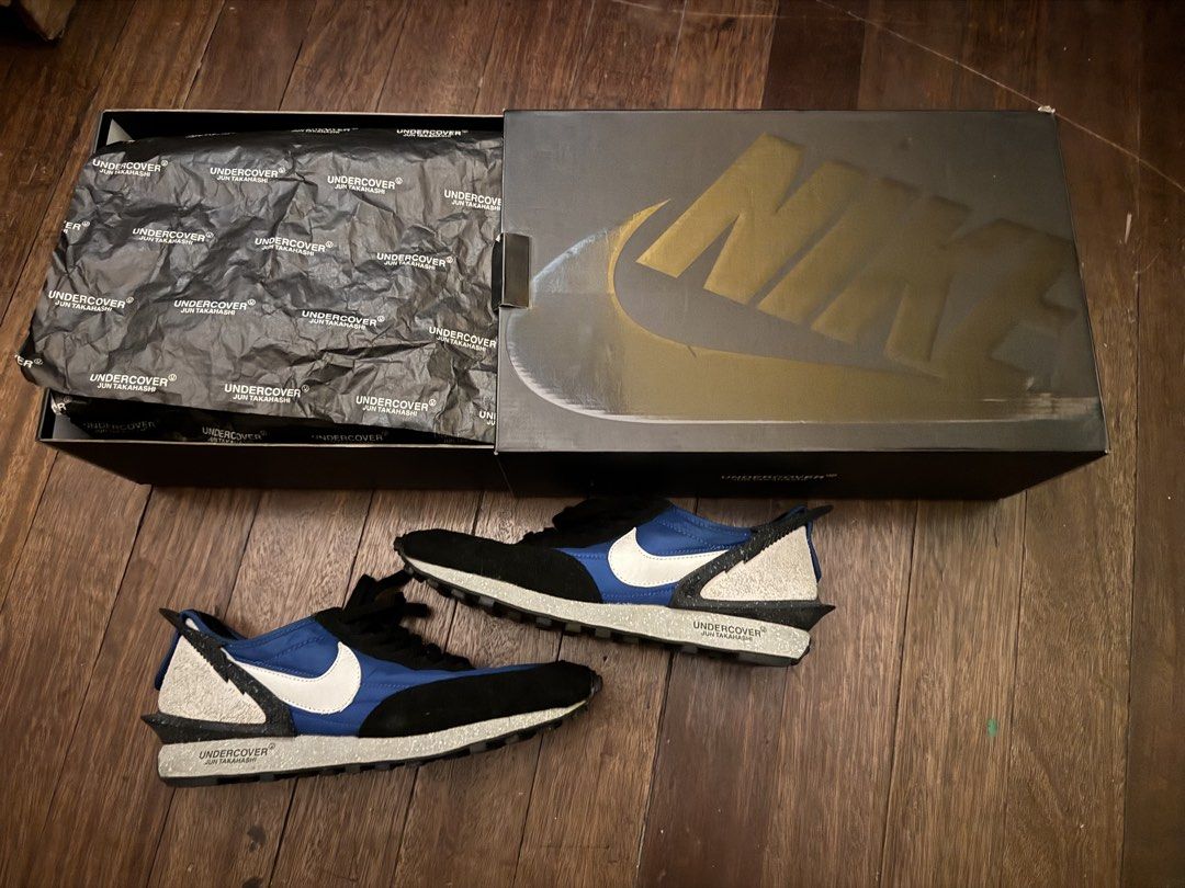 Nike Undercover Daybreak (Category: Casual Shoes) located in Manila. Submitted by aahahanyenye (Listing ID 1470720378, Image 1). Description: Suuuuuper sariwa - Very Rarely Used - Size 10 - Suuuuuuper rare, cant find any similar AS GOOD condition as this in marketplace - No heel drags and sole is completely intact (Had this reglued perfectly - Was pulling the sole to test and its still very intact [Reglued by Celeste]).